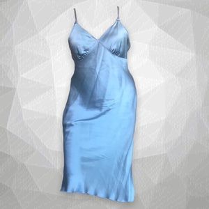 Jillian Jones Baby blue slip dress